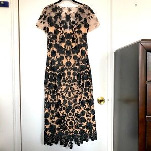 JS Collections Embroidered Lace Dress